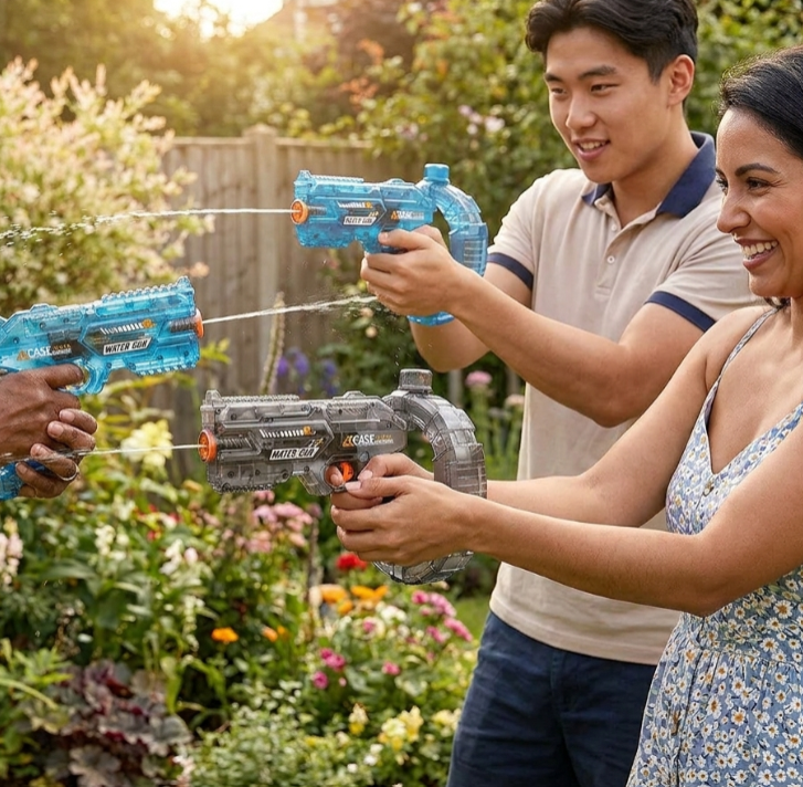 XXL Elektro Wasserblaster – Akku Wasserpistole für Sommer Spaß